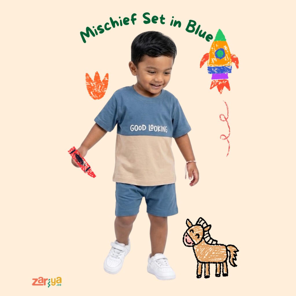 Mischief Set in Blue