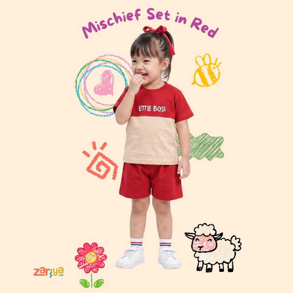 Mischief Set in Red